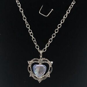 Heart Shaped Color Changing Mood Pendant Necklace